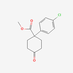 Methyl 1-(4-chlorophenyl)-4-oxocyclohexanecarboxylate