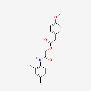 molecular formula C20H23NO4 B2918296 2-[(2,4-Dimethylphenyl)amino]-2-oxoethyl (4-ethoxyphenyl)acetate CAS No. 1324363-57-6