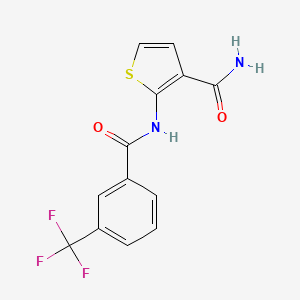 2-(3-(Trifluoromethyl)benzamido)thiophene-3-carboxamide