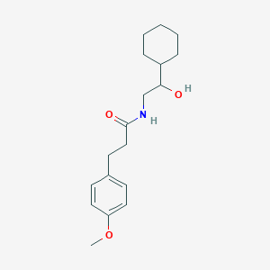 molecular formula C18H27NO3 B2918320 N-(2-cyclohexyl-2-hydroxyethyl)-3-(4-methoxyphenyl)propanamide CAS No. 1351613-79-0