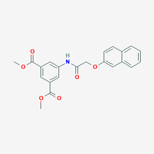Dimethyl 5-{[(2-naphthyloxy)acetyl]amino}isophthalate