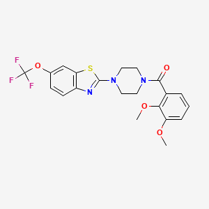 (2,3-Dimethoxyphenyl)(4-(6-(trifluoromethoxy)benzo[d]thiazol-2-yl)piperazin-1-yl)methanone