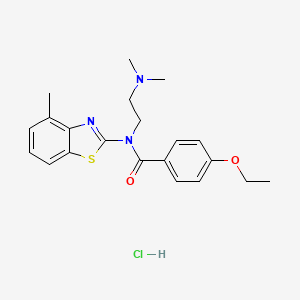 N-(2-(dimethylamino)ethyl)-4-ethoxy-N-(4-methylbenzo[d]thiazol-2-yl)benzamide hydrochloride