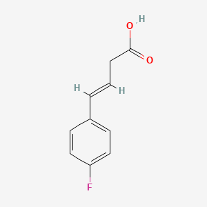 molecular formula C10H9FO2 B2918390 4-(4-Fluorophenyl)but-3-enoic acid CAS No. 127404-66-4