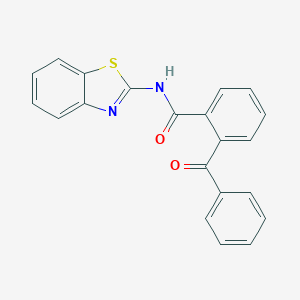 molecular formula C21H14N2O2S B291842 N-(1,3-benzothiazol-2-yl)-2-benzoylbenzamide 