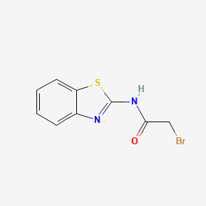 molecular formula C9H7BrN2OS B2918428 N-(1,3-苯并噻唑-2-基)-2-溴乙酰胺 CAS No. 121189-77-3