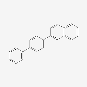 molecular formula C22H16 B2918452 2-(4-Phenylphenyl)naphthalene CAS No. 68862-02-2