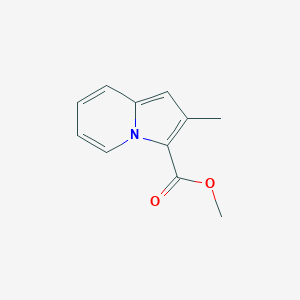 molecular formula C11H11NO2 B2918461 Methyl 2-methylindolizine-3-carboxylate CAS No. 105944-60-3