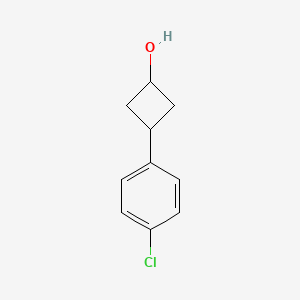molecular formula C10H11ClO B2918504 3-(4-Chlorophenyl)cyclobutan-1-ol CAS No. 1184692-46-3