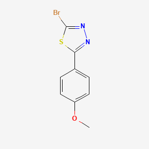 2-Bromo-5-(4-methoxyphenyl)-1,3,4-thiadiazole