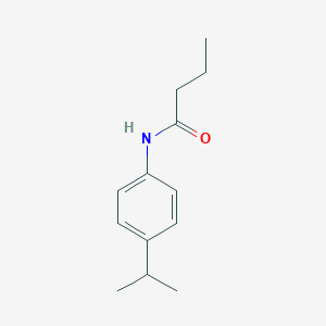 molecular formula C13H19NO B291859 N-[4-(propan-2-yl)phenyl]butanamide 