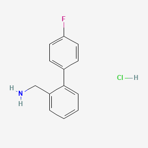 [2-(4-Fluorophenyl)benzylamine hcl
