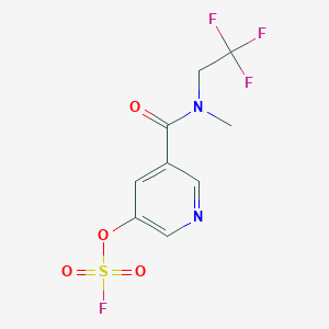 3-Fluorosulfonyloxy-5-[methyl(2,2,2-trifluoroethyl)carbamoyl]pyridine