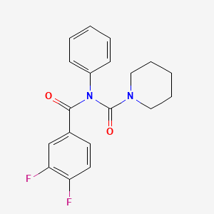 B2918617 N-(3,4-difluorobenzoyl)-N-phenylpiperidine-1-carboxamide CAS No. 899951-03-2