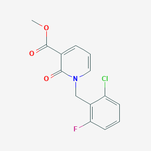 Methyl 1-(2-chloro-6-fluorobenzyl)-2-oxo-1,2-dihydro-3-pyridinecarboxylate