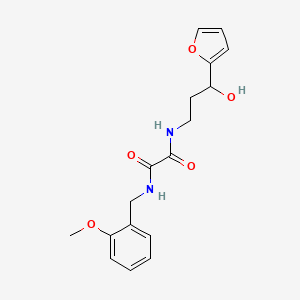 N1-(3-(furan-2-yl)-3-hydroxypropyl)-N2-(2-methoxybenzyl)oxalamide