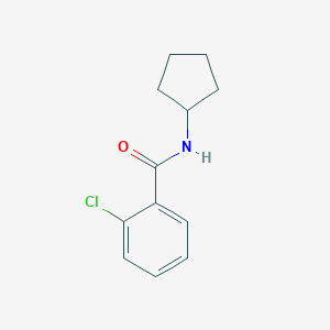 molecular formula C12H14ClNO B291864 2-chloro-N-cyclopentylbenzamide 