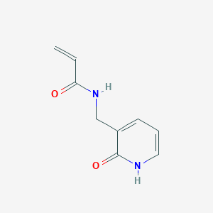 molecular formula C9H10N2O2 B2918654 N-[(2-Oxo-1H-pyridin-3-yl)methyl]prop-2-enamide CAS No. 2152846-09-6