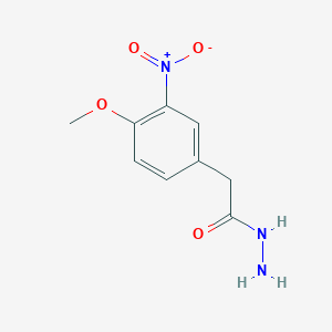 molecular formula C9H11N3O4 B2918669 2-(4-Methoxy-3-nitrophenyl)acetohydrazide CAS No. 944892-06-2