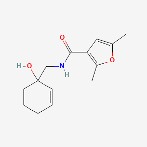 N-[(1-hydroxycyclohex-2-en-1-yl)methyl]-2,5-dimethylfuran-3-carboxamide
