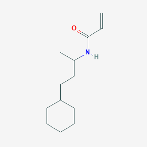 N-(4-Cyclohexylbutan-2-yl)prop-2-enamide