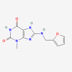 8-(furan-2-ylmethylamino)-3-methyl-7H-purine-2,6-dione