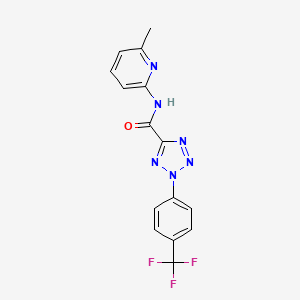 N-(6-methylpyridin-2-yl)-2-(4-(trifluoromethyl)phenyl)-2H-tetrazole-5-carboxamide