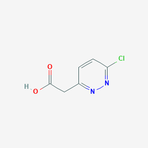 molecular formula C6H5ClN2O2 B2918768 (6-Chloropyridazin-3-yl)acetic acid CAS No. 1378804-33-1