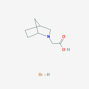 2-(2-Azabicyclo[2.2.1]heptan-2-YL)acetic acid hbr