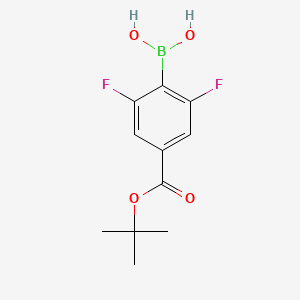 4-(tert-Butoxycarbonyl)-2,6-difluorophenylboronic acid