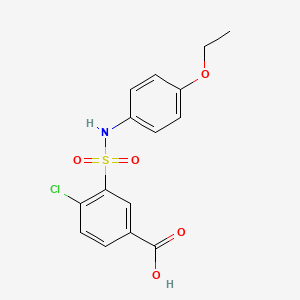 4-chloro-3-[(4-ethoxyphenyl)sulfamoyl]benzoic Acid