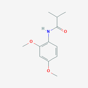 molecular formula C12H17NO3 B291879 N-(2,4-dimethoxyphenyl)-2-methylpropanamide 