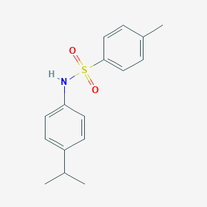 molecular formula C16H19NO2S B291881 N-(4-isopropylphenyl)-4-methylbenzenesulfonamide 