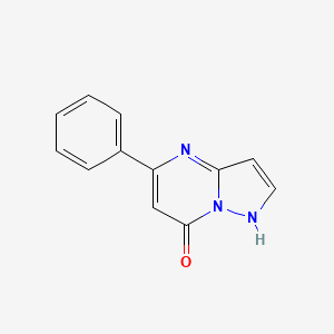 molecular formula C12H9N3O B2918820 5-Phenylpyrazolo[1,5-A]pyrimidin-7-OL CAS No. 874764-64-4