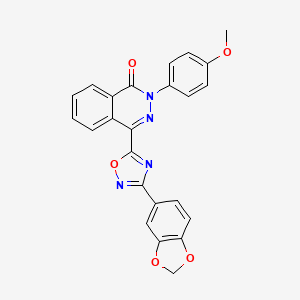 4-[3-(1,3-benzodioxol-5-yl)-1,2,4-oxadiazol-5-yl]-2-(4-methoxyphenyl)phthalazin-1(2H)-one