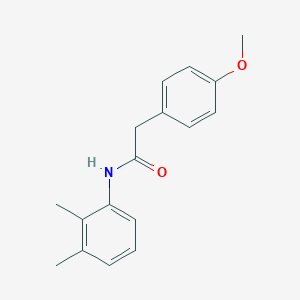 molecular formula C17H19NO2 B291884 N-(2,3-dimethylphenyl)-2-(4-methoxyphenyl)acetamide 