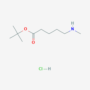molecular formula C10H22ClNO2 B2918865 H-MeApe(5)-OtBu.HCl CAS No. 1379371-52-4