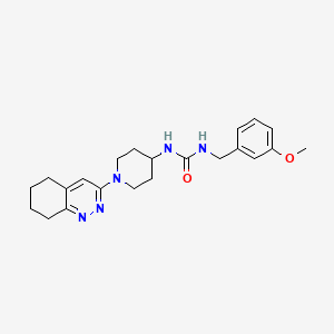 1-(3-Methoxybenzyl)-3-(1-(5,6,7,8-tetrahydrocinnolin-3-yl)piperidin-4-yl)urea