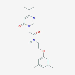 N-(2-(3,5-dimethylphenoxy)ethyl)-2-(4-isopropyl-6-oxopyrimidin-1(6H)-yl)acetamide