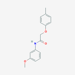 molecular formula C16H17NO3 B291888 N-(3-methoxyphenyl)-2-(4-methylphenoxy)acetamide 