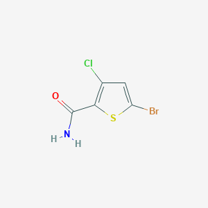 molecular formula C5H3BrClNOS B2918881 5-Bromo-3-chlorothiophene-2-carboxamide CAS No. 2460755-53-5