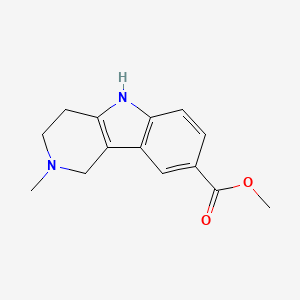 Methyl 2-methyl-1,3,4,5-tetrahydropyrido[4,3-b]indole-8-carboxylate