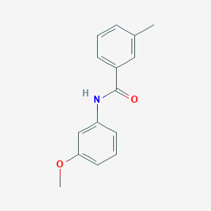 molecular formula C15H15NO2 B291890 N-(3-methoxyphenyl)-3-methylbenzamide 