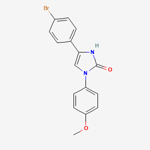 4-(4-bromophenyl)-1-(4-methoxyphenyl)-1,3-dihydro-2H-imidazol-2-one