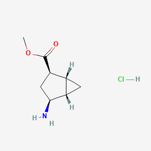 Methyl (1R,2R,4S,5S)-4-aminobicyclo[3.1.0]hexane-2-carboxylate;hydrochloride