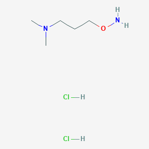 molecular formula C5H16Cl2N2O B2918925 3-(氨基氧)-N,N-二甲基丙-1-胺二盐酸盐 CAS No. 56425-32-2