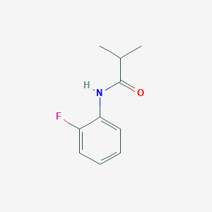 molecular formula C10H12FNO B291893 N-(2-fluorophenyl)-2-methylpropanamide 