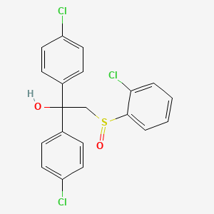1,1-Bis(4-chlorophenyl)-2-[(2-chlorophenyl)sulfinyl]-1-ethanol