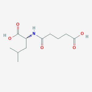 (2R)-2-(4-Carboxybutanoylamino)-4-methylpentanoic acid