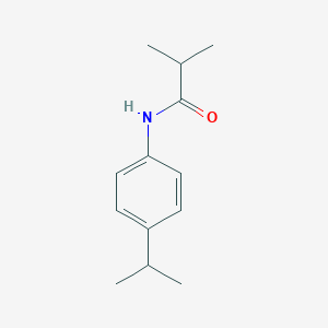 molecular formula C13H19NO B291895 N-(4-isopropylphenyl)-2-methylpropanamide 